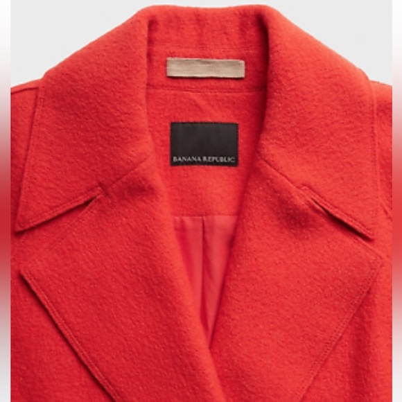 Banana republic relaxed fit boiled wool coat - Picture 7 of 13